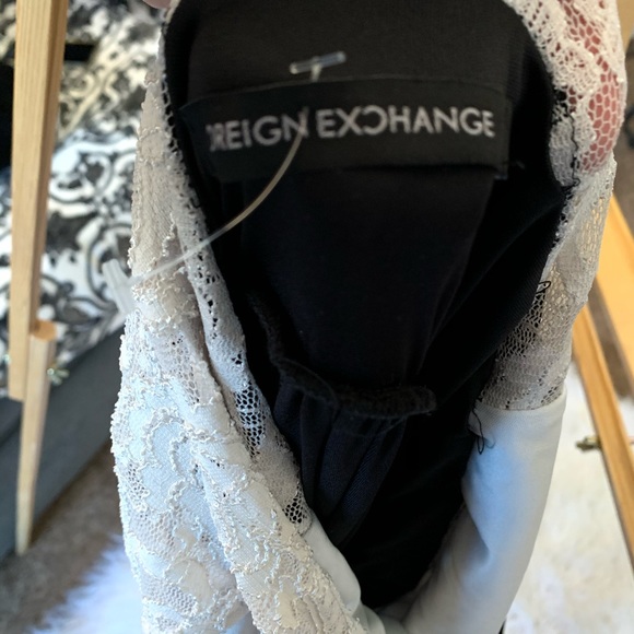 Foreign Exchange Formal white and black jumpsuit - Picture 4 of 5